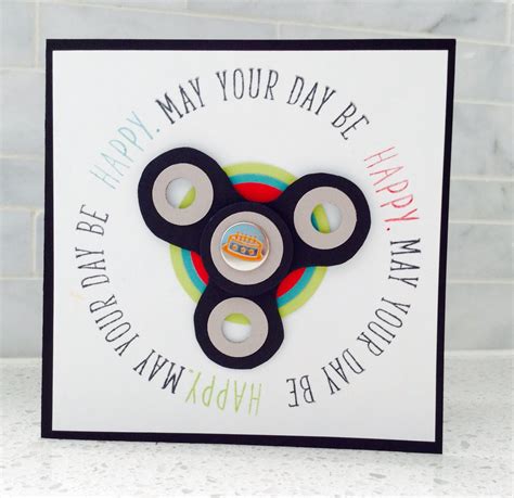 Fidget Spinner Bday Card Crafts Cards Bday