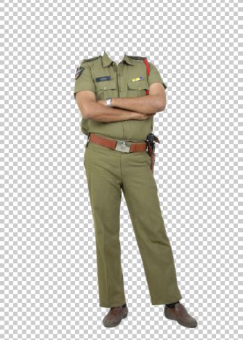 Police Woman Frame Png Nohat Free For Designer
