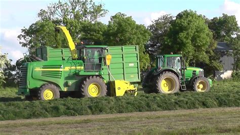 Silage 2014 John Deere 7550 Forage Harvester At Work Youtube