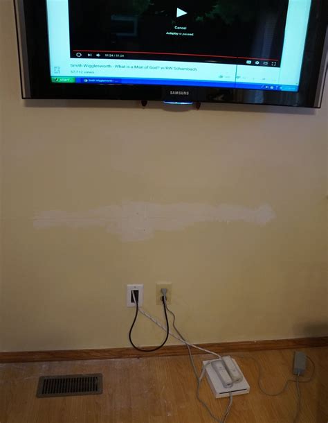 My Commentary And Technical Help How To Hide Wires Going To A Wall