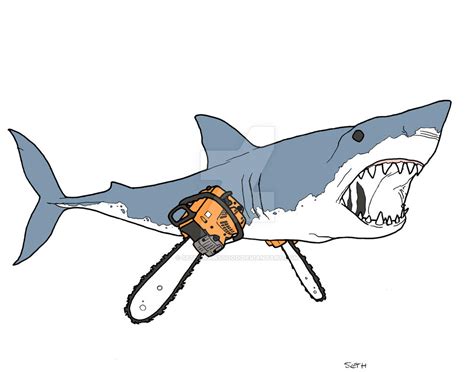 Saw Shark Drawing