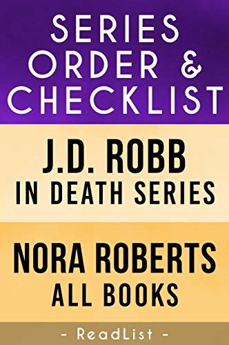 Jd Robb Nora Roberts Series Order And Checklist In Death Series All