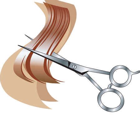 The most common haircut scissors material is metal. hair and scissors