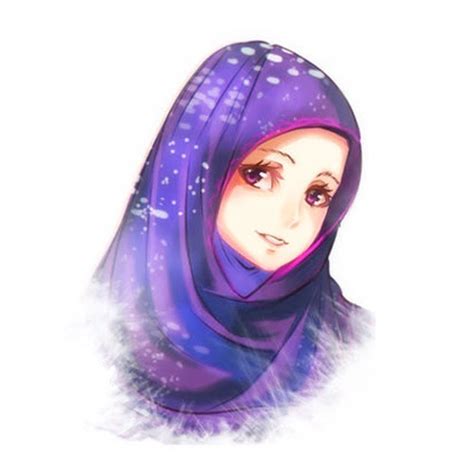 Muslimah Cantik Gambar Kartun Keren Perempuan 60 Gambar Kartun