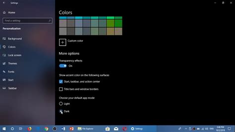 Windows 10 October 2018 Update How To Enable File Explorer Dark Mode