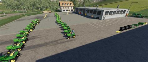 Fs19 John Deere 332 Lawn Tractor With Lawn Mower And Garden V2