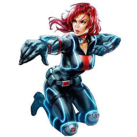 Mobile Marvel Battle Lines Black Widow Natasha Romanova The
