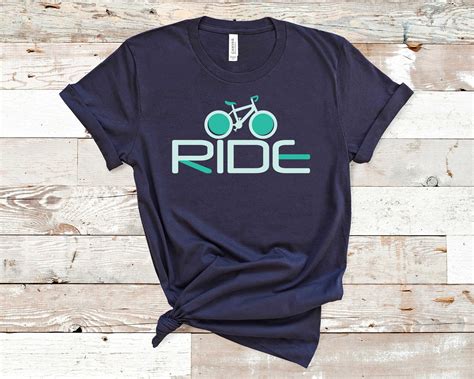 Ride Bicycle Shirt Ride Shirt Bike Shirt Road Bike Shirt Etsy