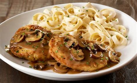 Dredge chicken pieces in the flour, shaking off any excess. Chicken Marsala Returns To Olive Garden - The Fast Food Post