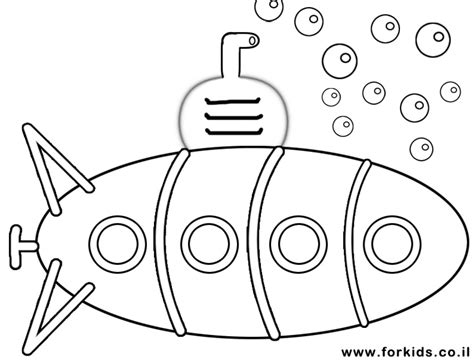 Drawing Submarine 137692 Transportation Printable Coloring Pages
