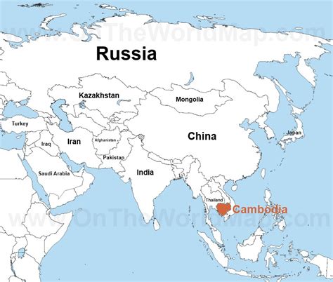 Where Is Cambodia Located On The World Map