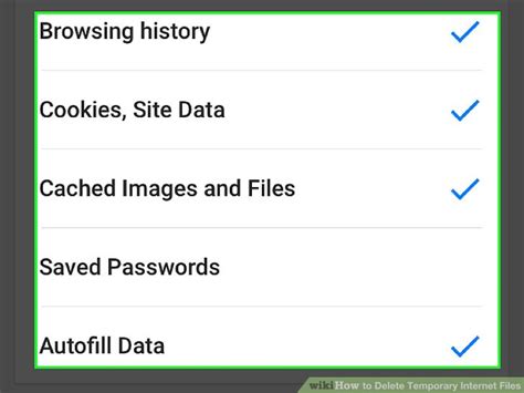 9 Ways To Delete Temporary Internet Files Wikihow Tech