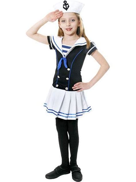 Sailor Girl Child Costume Fancy Dress Costumes Kids Girls Fancy