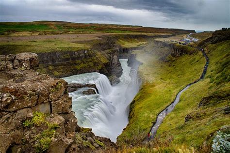 Gullfoss Waterfall In Iceland Stock Image Image Of Season Csacade