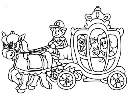 Gouden Koets Kinderkleurplaten, Goud, Kleurplaten