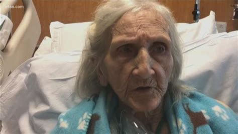 93 Year Old Thanks Neighbors For Rescuing Her From Fire