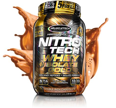 Muscletech nitro tech 100 whey gold strawberry 5 53 lbs 2 51 kg banned substance. Nitro-Tech Whey Plus Isolate Gold (4 LBS)