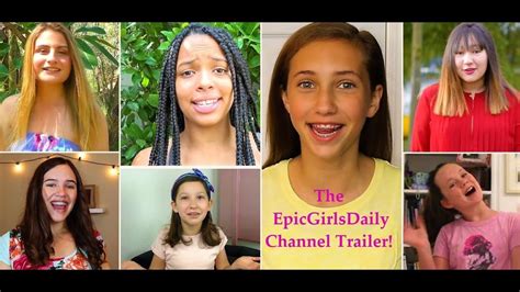 The Epicgirlsdaily Channel Trailer Youtube