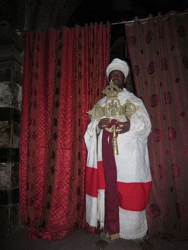 Ethiopian Orthodox Priest Holding An Ornate Processional C Flickr