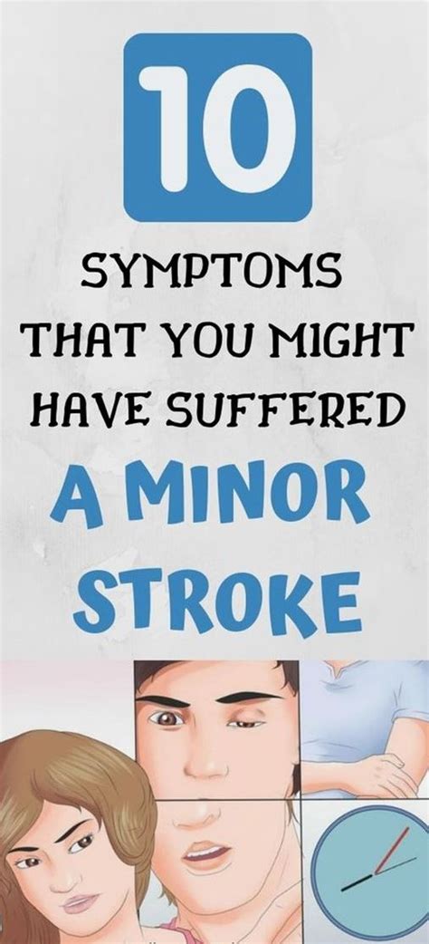 10 Symptoms That You Might Have Suffered A Minor Stroke Healthy Lifestyle