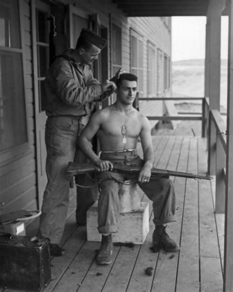 Pookies Home Vintage Men Army Haircut Military Haircut