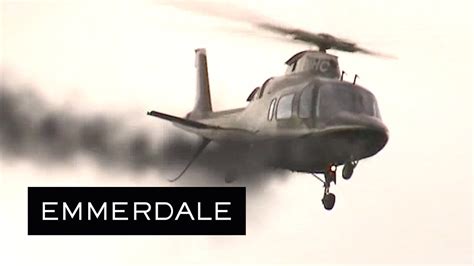 Emmerdale The Helicopter Crash Youtube