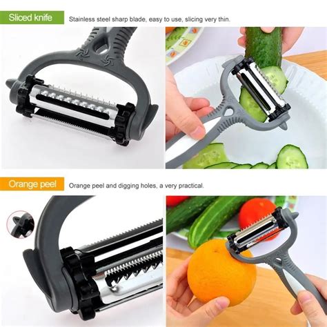 Peeler Vegetable Cutter Kitchen Accessories Multifunctional 360 Degree