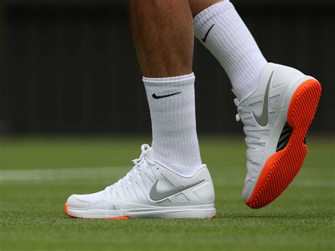 Roger Federer Busted By Wimbledon Fashion Police For Wearing Shoes With
