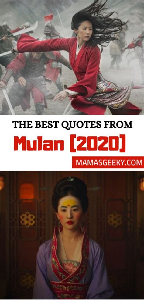 Best disney action movies to watch on disney plus. The Best Quotes From Disney's Live Action Mulan (2020 ...
