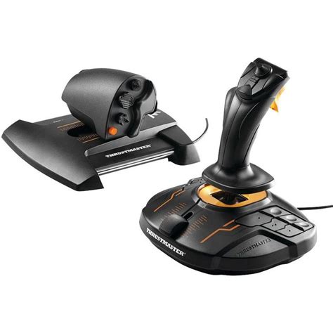 Computer flight sims won't help learning to hover. Thrustmaster T-16000M Fcs Hotas Flight Stick, Black ...