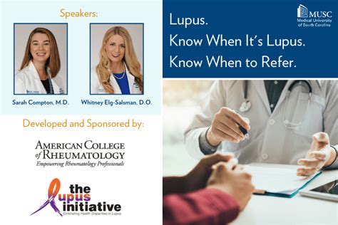 Lupus Education Sessions College Of Medicine Musc