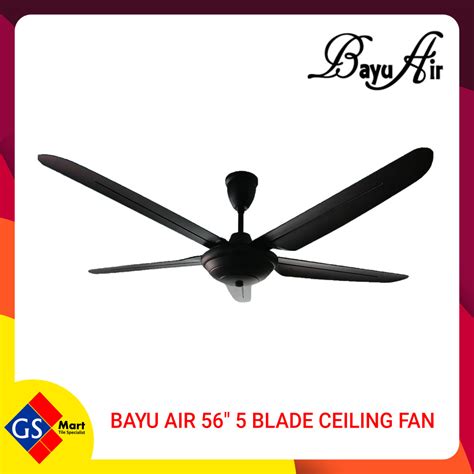On warmer days, a ceiling fan circulates air quickly and efficiently, cutting down on the amount of time you may need the air conditioning to run and sometimes eliminating the need. BAYU AIR 56" 5 BLADE CEILING FAN