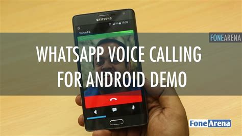 Whatsapp Voice Calling Feature Demo For Android Youtube