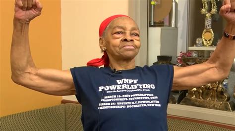 82 year old female bodybuilder takes down intruder in her home abc7 new york