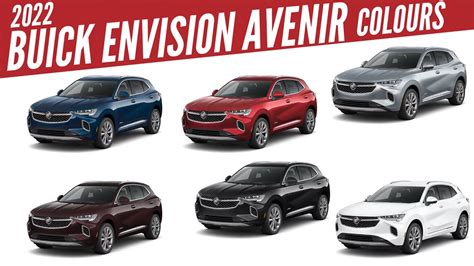 2022 Buick Envision Avenir Suv All Color Options Images Autobics
