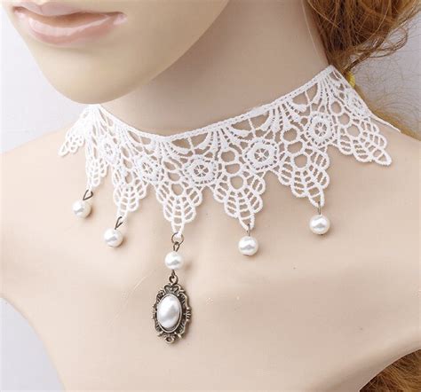 Vintage Royal Lace The Bride Necklaces Pendants Women Accessories