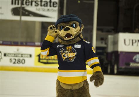 Mascot And Player Appearances Erie Otters
