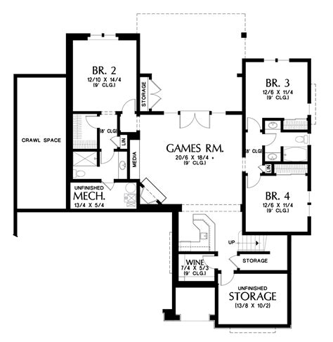 Craftsman House Plan 1337 The Ashwood 3602 Sqft 4 Beds 31 Baths