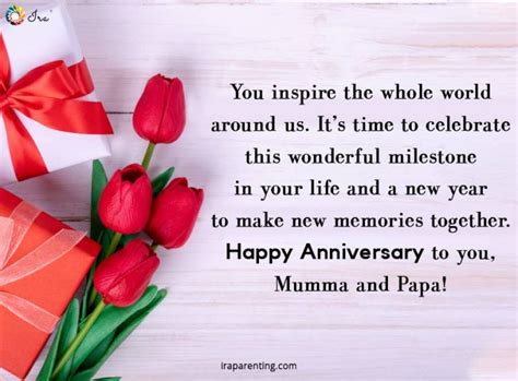 Happy Anniversary Mom Dad Quotes Wishes Cards Ira Parenting