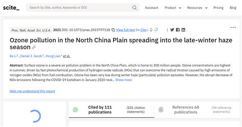 Ozone Pollution In The North China Plain Spreading Into The Late Winter