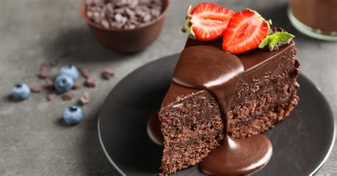 Natural cocoa powder (acid) is often used in recipes calling for baking soda (base) because the two react with each other to allow your baked good to rise. Hershey's Chocolate Cake Recipe - Insanely Good