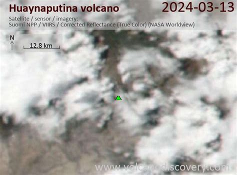 Latest Satellite Images Of Huaynaputina Volcano Volcanodiscovery