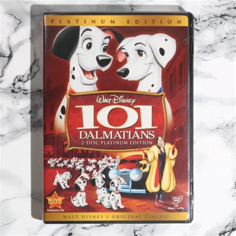New 101 Dalmatians Platinum Edition 2 Disc Dvd Set 2008
