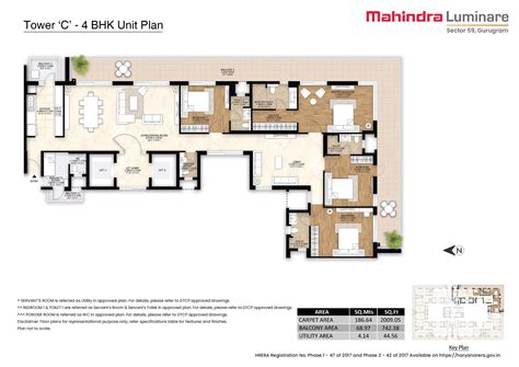 Mahindra Luminare Floor Plan