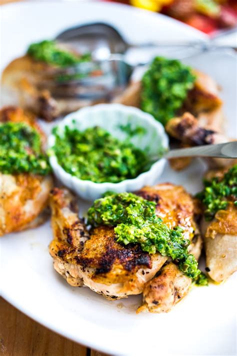 Grilled Chicken How To Make Grilled Chicken With Italian Salsa Verde