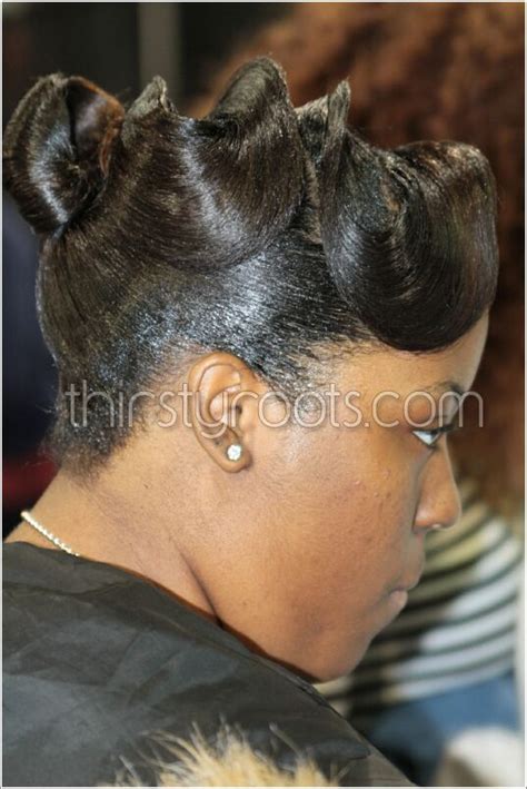 Short hairstyles are always in fashion and never go out. black women updo hairstyles