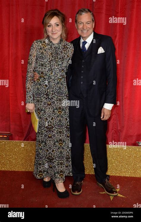 Charlotte Bellamy And John Middleton Attending The British Soap Awards