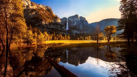 Desktop Wallpaper Yosemite Valley Lake National Park Hd Image