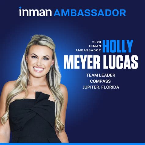 Holly Meyer Lucas 2023 Inman Brand Ambassador — Meyer Lucas Real