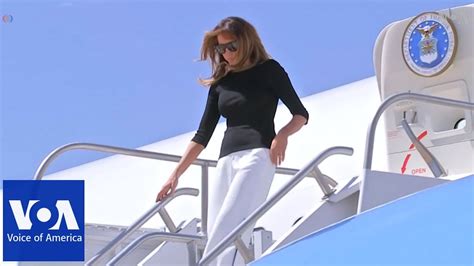 Melania Trump Arrives In Arizona For Border Visit Youtube